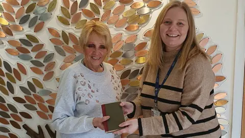 St Clare Hospice Sue Cole and Becky Day in Harlow