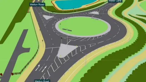 Hull City Council Artist's impression of the roundabout