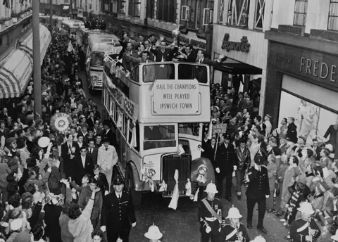 Getty Images Ipswich Town League Championship title-winning parade