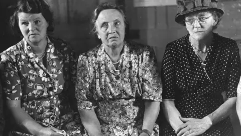 Three members of Bishop Itchington parish council pictured in 1951