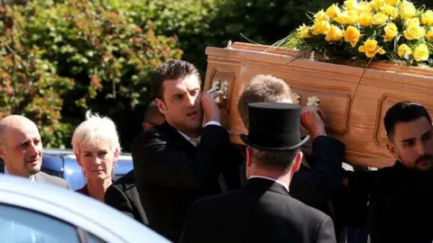 PA Nino Severino and Judy Murray at Elena Baltacha's funeral