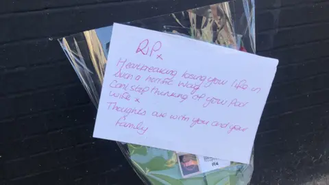 Flowers outside the Co-op