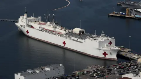 Getty Images USNS Mercy hospital ship