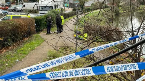 Steven Huntley/BBC Crime scene