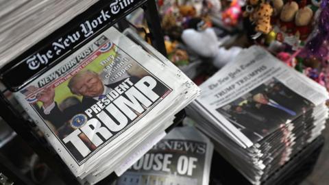 Donald Trump, media saviour - BBC News