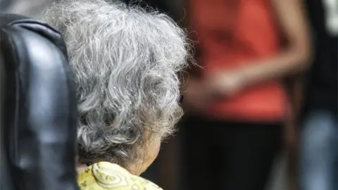 Getty Images Back of woman's head