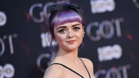 Getty Images Game of Thrones' Maisie Williams on the red carpet