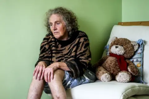 Helen Rimell Susan at home