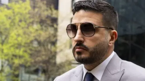 PA Media Saif Alrubie arrives at Southwark Crown Court