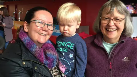 Clare Davenport, Niall Davenport and Elaine Davenport