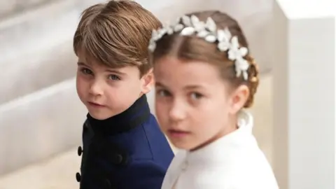 Prince Louis and Princess Charlotte