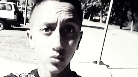 BBC An image of Moussa Oukabir, circulated in Spanish press and taken from social media