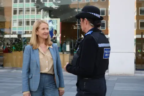 Police and Crime Commissioner for Sussex Police and Crime Commissioner for Sussex Katy Bourne (left) was stalked after after being elected