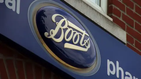 BBC Boots sign outside store