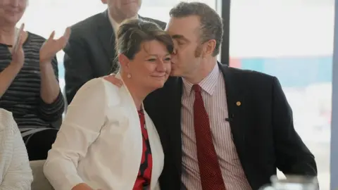 WalesOnline Leanne Wood and Adam Price at an event in 2016