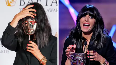 Reuters / Getty Images Claudia Winkleman accepts the Entertainment Performance Award for 'The Traitors' for 'The Traitors' at the 2023 BAFTA Television Awards with P&O Cruises, held at the Royal Festival Hall on May 14, 2023 in London, England