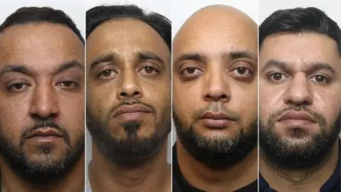 NCA Abid Saddiq, Sharaz Hussain, Aftab Hussain and Masaued Malik