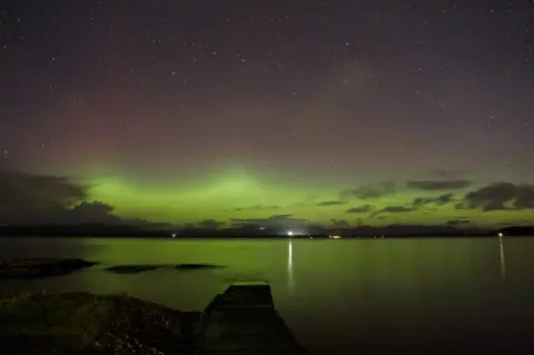BBC Weather Watchers Oban aurora
