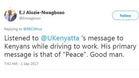 E.J Nwagboso/Twitter Twitter reaction