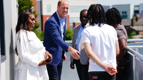 PA Media Prince William in Peckham