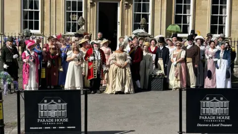 Group in front of Parade House