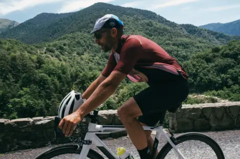 Remi Clermont Remi Clermont cycling in the hills above Nice