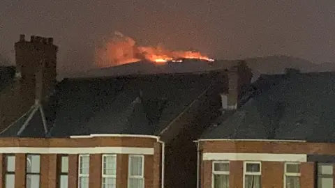 Mal O'Hara Cave Hill fire