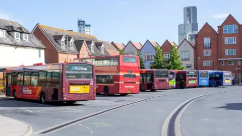 Getty Images Ipswich bus station