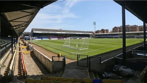 Rex Features Roots Hall stadium