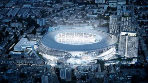 Tottenham Hotspur: New stadium images revealed - BBC News