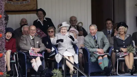 Getty Images Royal family at Braemar Gathering