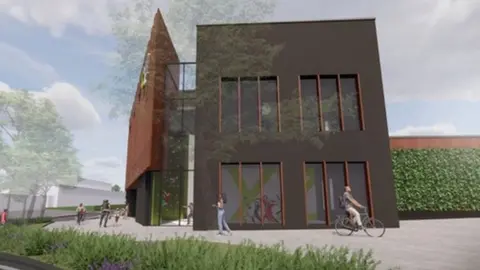 OnSide Exterior of the proposed Crewe Youth Zone