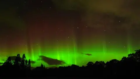 Freck Fraser/BBC Weather Watchers Northern Lights