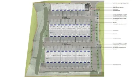 Burrington Estates Proposed site plan