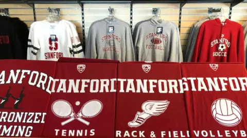 Getty Images Stanford University's sports merchandise