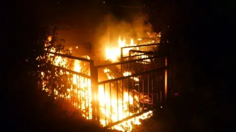 Tyne and Wear Fire and Rescue Service Fire in West Denton in July