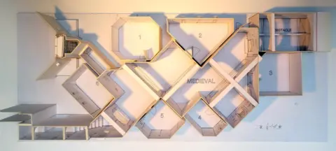 BBC Medieval paper model