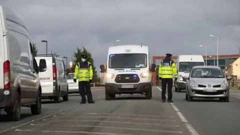 Pacemaker Checkpoint near Drogheda on Monday 8 February 2021