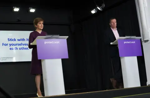 Scottish Government  nicola sturgeon and jason leitch