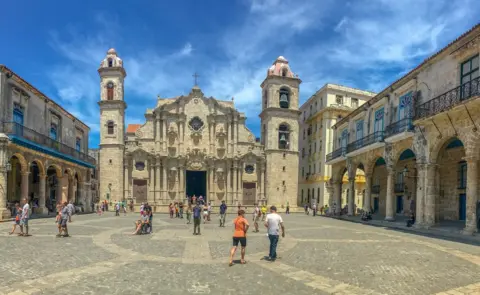 Roberto Machado Noa/Getty Havana Cathedral
