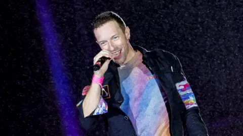 Chris Martin performing with Coldplay in Rio de Janeiro, Brazil, last month.