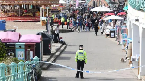 Brighton beach closed over suspected unexploded mortar shell