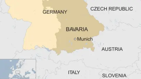 Bavaria map