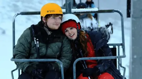 Atlantic Records Ed Sheeran in the video for Perfect