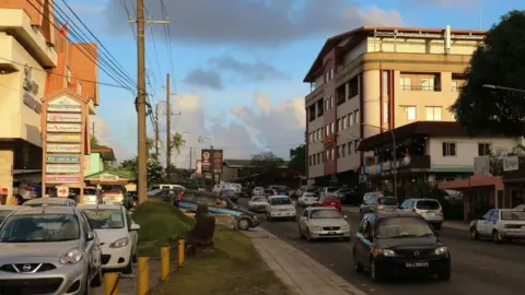 Getty Images The commercial centre of Koror in the Pacific island nation of Palau