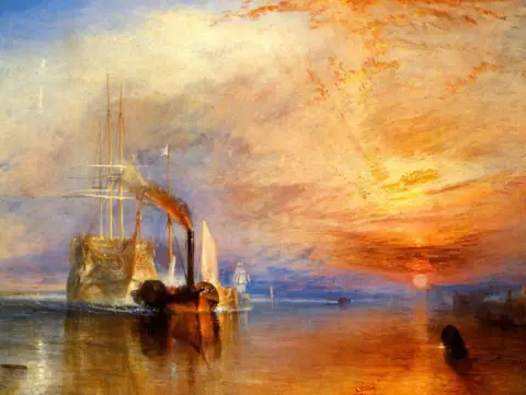 Getty Images The Fighting Temeraire, was painted by Turner in 1839