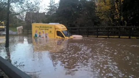 @RuffordActionGroup Morrisons van in Rufford