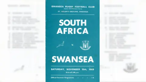 Swansea RFC Match programme