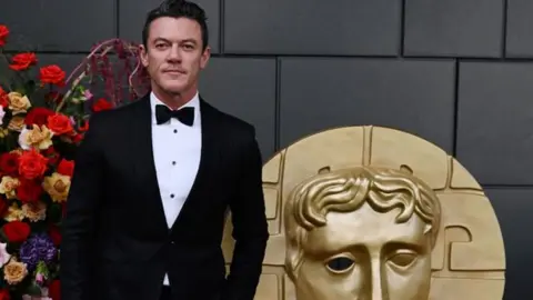 Getty Images Luke Evans at the Bafta Cymru film and TV awards ceremony