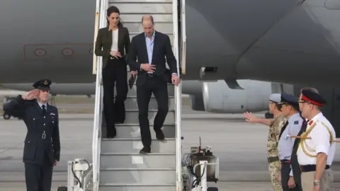 Reuters The Duke and Duchess of Cambridge at RAF Akrotiri base